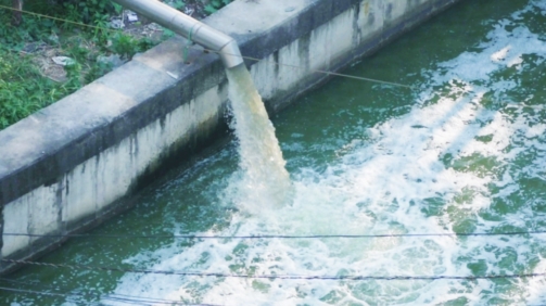 An-industrial-effluent-outlet-in-a-park